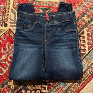 SPANX Jean-ish Ankle Leggings Dark Wash Skinny Jeans
